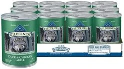 Blue Buffalo Wilderness High Protein, Natural Adult Wet Dog Food, Turkey & Chicken Grill 12.5-oz Cans (Pack Of 12) -Zoo Shop 4166n2ruAmL. AC