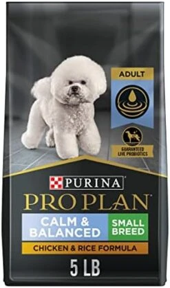 Purina Pro Plan Calm & Balanced Adult Small Breed Chicken & Rice Formula Dry Dog Food - 5 Lb. Bag -Zoo Shop 416M3ygv6eL. AC