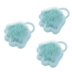 Iplusmile 3pcs Pet Bath Brush Fluff Off Deshedding Shampoo Shower Hair Brush Puppy Shampoo Kitten Shampoo Cat Grooming Massager Silicone Bath Brush Kitten Bath Massager Pet Shedding Brush -Zoo Shop 416O00RwWJL 1