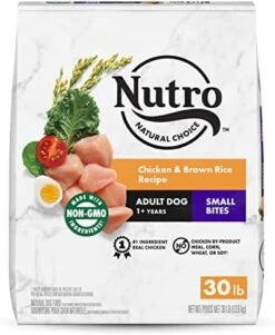 NUTRO NATURAL CHOICE Small Bites Adult Dry Dog Food, Chicken & Brown Rice Recipe Dog Kibble, 30 Lb. Bag -Zoo Shop 416OFDiKcfL. AC