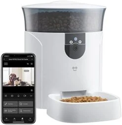 Geeni 7L Automatic Cat Feeders With Smart Home Pet Camera, Timer & Voice, Automatic Dog Feeder For Alexa & Google -Zoo Shop 416VZzwh0XL. AC