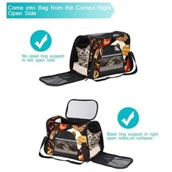 Pet Carrier Russian Doll Cuisine Food Pattern Soft-Sided Pet Travel Carriers For Cats,Dogs Puppy Comfort Portable Foldable Pet Bag Airline Approved 12 Pet Carrier Russian Doll Cuisine Food Pattern Soft-Sided Pet Travel Carriers For Cats,Dogs Puppy Comfort Portable Foldable Pet Bag Airline Approved -Zoo Shop 416a3U8evbS
