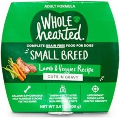 GENERIC WholeHearted Grain Free Small Breed Cuts Or Minced In Gravy Adult Wet Dog Food Variety Pack, 3.5 Oz (8 - Chicken & Veggies Cuts) -Zoo Shop 416eR12tvL. AC