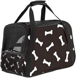 Pet Carrier American Delicious Fat Food Pattern Soft-Sided Pet Travel Carriers For Cats,Dogs Puppy Comfort Portable Foldable Pet Bag Airline Approved -Zoo Shop 416l kYf1zL. AC