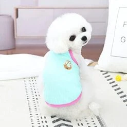 Dog Clothes Summer Puppy Vest Donut Pet Shirt Vest Small And Medium Dog Clothes Breathable Dog Clothing A2 M -Zoo Shop 416qUOCiEL. AC 2