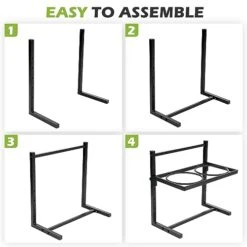 Elevated Slow Feeder Dog Bowls For Large Dogs,Raised Dog Bowls Stand 5 Adjusable Height With 2 Stainless Steel Dog Food Bowls And A Slow Feeder Dog Bowl Elevated Dog Bowls For Large Medium Small Dogs -Zoo Shop 416rRuZO4eL