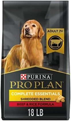 Purina Pro Plan Senior Dog Food With Probiotics For Dogs, Shredded Blend Chicken & Rice Formula - 34 Lb. Bag -Zoo Shop 4174cpojXTL. AC