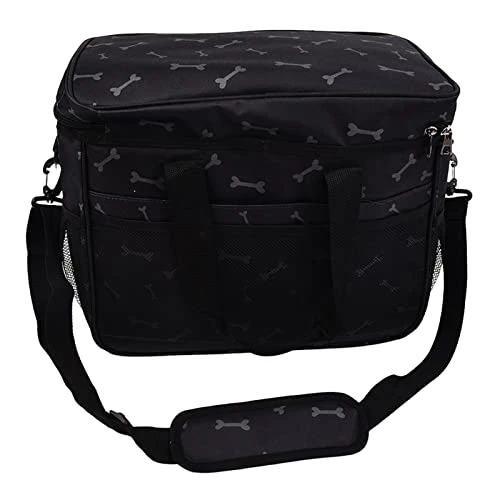 01 02 015 Oxford Cloth Dog Travel Bag, Multi Function Pockets Anti Scratch Pet Food Storage Bag Lined Large Capacity Convenient For Snack For Diaper For Outdoor 3 01 02 015 Oxford Cloth Dog Travel Bag, Multi Function Pockets Anti Scratch Pet Food Storage Bag Lined Large Capacity Convenient For Snack For Diaper For Outdoor