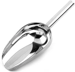 ExhilaraZ Pet Dog Puppy Cat Scoopers Stainless Steel Food Feeder Scoop Shovel Spade Dishes Tool Silver -Zoo Shop 417C04t7TL. AC