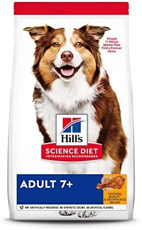 Hill's Science Diet Dry Dog Food, Adult 7+ For Senior Dogs, Chicken Meal, Barley & Rice Recipe, 5 Lb. Bag 9 Hill's Science Diet Dry Dog Food, Adult 7+ For Senior Dogs, Chicken Meal, Barley & Rice Recipe, 5 Lb. Bag - Image 7