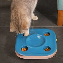 POPETPOP Spill Proof Dog Bowl Spill Proof Dog Bowl Catnip Toy Cat Food Bowl Track Toy With Exercise Kitten Toy Funny Cat Teaser Toy Spill Proof Dog Bowl Catnip Toy Catnip Toy -Zoo Shop 417VBZksvzS