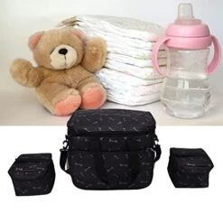 01 02 015 Oxford Cloth Dog Travel Bag, Multi Function Pockets Anti Scratch Pet Food Storage Bag Lined Large Capacity Convenient For Snack For Diaper For Outdoor 11 01 02 015 Oxford Cloth Dog Travel Bag, Multi Function Pockets Anti Scratch Pet Food Storage Bag Lined Large Capacity Convenient For Snack For Diaper For Outdoor -Zoo Shop 417h5NCCnML