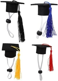 Hohopeti 12 Pcs Props Doctoral Costume Decorative Grade Photography Cats With Adjustable Hat Guinea Pets Mini Accessories Hamster Holiday Dogs Small Dress Prop Hats Kitten -Zoo Shop 417mnWaKTCL. AC