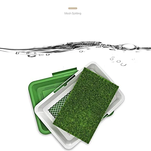 SAZAO Grass Pad For Dogs, Puppy Dog Pee Grass Pad With Tray, Dog Training Pee Pad, Washable Artificial Dog Potty Grass For Indoor Home 5 SAZAO Grass Pad For Dogs, Puppy Dog Pee Grass Pad With Tray, Dog Training Pee Pad, Washable Artificial Dog Potty Grass For Indoor Home - Image 3