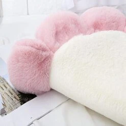 Big Incisors Best Dog Absorbant Mats, Warm Padded Flower Dog Bed Waterproof Washable Pet House Kennel Round Floor Carpet Crawling Mat-Pink-S Diameter 60cm -Zoo Shop 4182oebJYwL