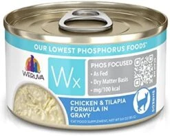 Weruva Wx Phos Focused, Tilapia & Tuna Formula In A Hydrating Purée, 3oz Can (Pack Of 12) 21 Weruva Wx Phos Focused, Tilapia & Tuna Formula In A Hydrating Purée, 3oz Can (Pack Of 12) -Zoo Shop 418AP1H2dGL. AC