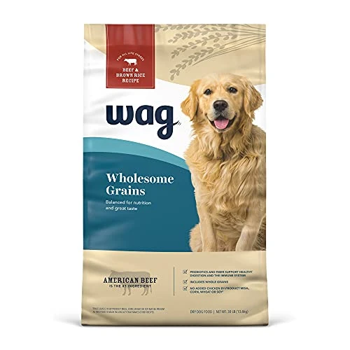 Amazon Brand – Wag Dry Dog Food, Beef And Brown Rice 30 Lb Bag 3 Amazon Brand – Wag Dry Dog Food, Beef And Brown Rice 30 Lb Bag