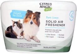 Citrus Magic Pet Odor Absorbing Solid Air Freshener, Pure Linen, 20-Ounce -Zoo Shop 418P7UiiVAL. AC