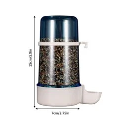 Pet Automatic Bird Waterer Food Feeder Bird Waterer Food Feeder Bird Water Dispenser Automatic Bird Feeder Bowl -Zoo Shop 418bKy6XyOL