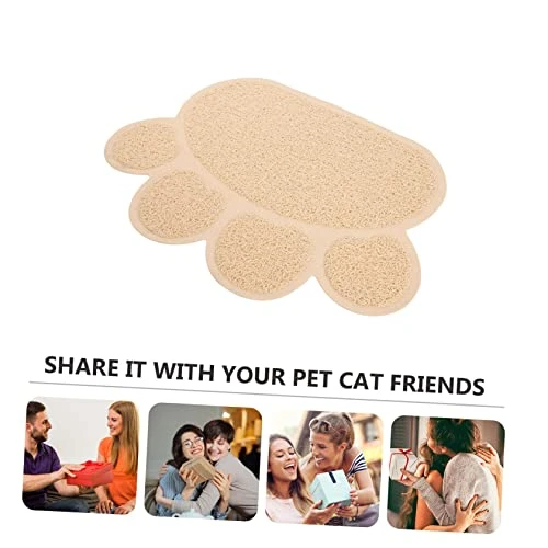 Litter Mat Bowl Shaped Accessory Water Puppies Tray Under Dogs Litter Use Feeding Non- Training Mat Kitten Place Food Daily Paw Indoor Cushion Home Cat For Pet Blanket Pad 4pcs And 5 Litter Mat Bowl Shaped Accessory Water Puppies Tray Under Dogs Litter Use Feeding Non- Training Mat Kitten Place Food Daily Paw Indoor Cushion Home Cat For Pet Blanket Pad 4pcs And - Image 3