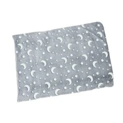 Balacoo Weather Rest In Mattress Grey Fur Star Illuminated Lighted Anti-Cold Cage Cold Floor Animal Cushion Dog Pet For Bed Glow Car Puppy Pad Play Cover Night Cloth Pattern Size Warm