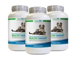 Cat Urinary Incontinence - PET Healthy Urinary Tract Solution - Dogs And Cats - Bladder - Stop UTI - Cat Urinary Food Dry - 3 Bottles (270 Tablets)