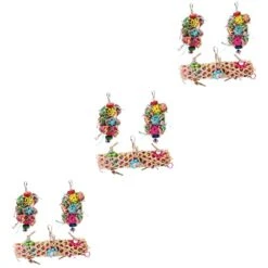 Puppy Chew Toy Puppy Chew Toy Puppy Chew Toy 9 Pcs Training Birdcage Toys Pendants Woven Rattan Toy Parakeet Parrot Hanging Cockatiel Chewing Pet Pendant Chew Bird Bird Toy Bird Toy Bird Toy