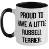GENERIC Russell Terrier Dog Gifts For Pet Lovers, Proud To Have A, Beautiful Russell Terrier Dog Two Tone 11oz Mug, Cup From Friends, Dog Toys, Dog Beds, Dog Food, Dog Bowls, Dog Collars, Dog Leashes -Zoo Shop 419otceNKrL