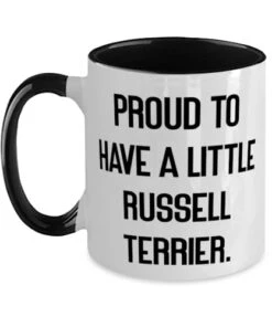 GENERIC Russell Terrier Dog Gifts For Pet Lovers, Proud To Have A, Beautiful Russell Terrier Dog Two Tone 11oz Mug, Cup From Friends, Dog Toys, Dog Beds, Dog Food, Dog Bowls, Dog Collars, Dog Leashes