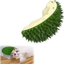 Durian Multifunctional Toys,Durian Cat Scratcher, Durian Shell Cat, Massaging And Removing Floating Hair Cat Dog Toys (2 Pcs) -Zoo Shop 419rppZNdFL. AC