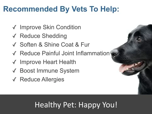 100% Pure Omega 3, 6 & 9 Fish Oil For Dogs And Cats. Supports Skin & Coat Condition, Joint Function, Immune, Brain & Heart Health. All Natural EPA + DHA Fatty Acids. Pet Liquid Food Supplement 8 Oz 4 100% Pure Omega 3, 6 & 9 Fish Oil For Dogs And Cats. Supports Skin & Coat Condition, Joint Function, Immune, Brain & Heart Health. All Natural EPA + DHA Fatty Acids. Pet Liquid Food Supplement 8 Oz - Image 2