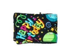 Washable Male Dog Diapers Male Dog Belly Wrap, Soft And Comfortable, Adjustable, Reusable Belly Bands Made In The USA (S, Happy Birthday)