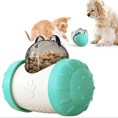 Dog And Cat Toys Pet Feeder Dog Educational Toys Pet Feeder Food Overflow Device Tumbler ABS Material Allows Cats And Dogs To Eat Slowly To Help Pets Digest (Green) 7 Dog And Cat Toys Pet Feeder Dog Educational Toys Pet Feeder Food Overflow Device Tumbler ABS Material Allows Cats And Dogs To Eat Slowly To Help Pets Digest (Green) - Image 5