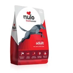 Nulo Frontrunner All Breed Adult Dry Dog Food, Premium All Natural Dog Kibble, Made With Ancient Grains Promote Fullness With Healthy Digestive Aid BC30 Probiotic & Antioxidants For Immune Health