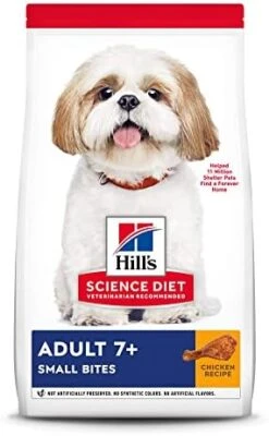Hill's Science Diet Dry Dog Food, Adult 7+ For Senior Dogs, Small Bites, Chicken Meal, Barley & Brown Rice Recipe, 33 Lb. Bag -Zoo Shop 41A kg1CDdL. AC 1
