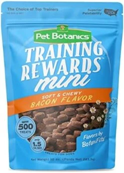 Pet Botanics Training Rewards Treats For Dogs, Made With Real Pork Liver, Focuses, Motivates, Rewards, Speeds Up Learning Curve, No BHA, BHT, Ethoxyquin, Bacon, 20 Oz (1 Pack) -Zoo Shop 41A6Br3sVyL. AC