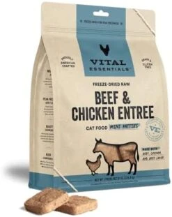 Vital Essentials Freeze Dried Cat Food, Chicken Dinner Patties 8 Oz -Zoo Shop 41ABkw QMKL. AC