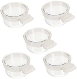 POPETPOP 25 Pcs Parrot Feeding Box Rabbit Food Guinea Pig Water Bowl Dog Crate Accessories Pigeon Feeder Cup Rabbit Water Food Bowl Bird Food Cup Bird Bowl Bird Cage Feeder Parrot Cage Bowl -Zoo Shop 41AEOx1RzrL. AC