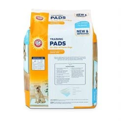 Arm & Hammer For Dogs Training Pads For Stay-at-Home Dogs | New & Improved Super Absorbent, Leak-Proof, Odor Control Quilted Dog Training Pads With Baking Soda | 75 Count Wee Wee Pads,White 21 Arm & Hammer For Dogs Training Pads For Stay-at-Home Dogs | New & Improved Super Absorbent, Leak-Proof, Odor Control Quilted Dog Training Pads With Baking Soda | 75 Count Wee Wee Pads,White -Zoo Shop 41AFmPMXCaL