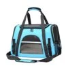LEFEDA Transport Cat Carrier Bags Pet Bag With Locking Safety Zippers Breathable Foldable Cat Backpack For Pet Dog Cat Bag Portable Pet Backpack Carrier (Color : Blue) -Zoo Shop 41AKtxUO65L