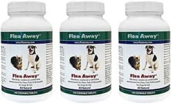 Flea Away All Natural Supplement For Fleas, Ticks, And Mosquitos Prevention For Dogs And Cats, 100 Chewable Treat Tablets, Single 21 Flea Away All Natural Supplement For Fleas, Ticks, And Mosquitos Prevention For Dogs And Cats, 100 Chewable Treat Tablets, Single -Zoo Shop 41ANhbcdiS. AC