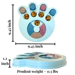 GENERIC Bed Holdings Dog Puzzle Feeder Toy | Mentally Stimulating Game For Food And Treat Dispensing | Interactvie Puppy Puzzle For Small And Medium Dogs | Promotes Enrichment And Prevents Boredom -Zoo Shop 41AVjrQ2w6L