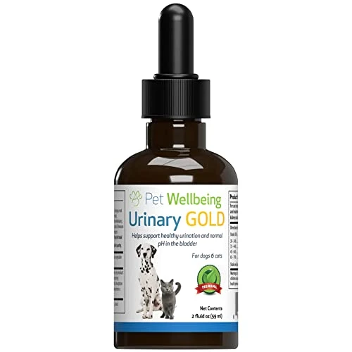 Pet Wellbeing Urinary Gold For Cats - Vet-Formulated - Feline Urinary Tract Health, UTI & Bladder Infection, Normal Urine PH - Natural Herbal Supplement 2 Oz (59 Ml) 3 Pet Wellbeing Urinary Gold For Cats - Vet-Formulated - Feline Urinary Tract Health, UTI & Bladder Infection, Normal Urine PH - Natural Herbal Supplement 2 Oz (59 Ml)