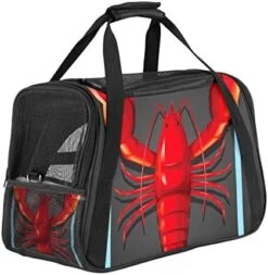 Pet Carrier Lobster Lemon Sea Food Pattern Soft-Sided Pet Travel Carriers For Cats,Dogs Puppy Comfort Portable Foldable Pet Bag Airline Approved 27 Pet Carrier Lobster Lemon Sea Food Pattern Soft-Sided Pet Travel Carriers For Cats,Dogs Puppy Comfort Portable Foldable Pet Bag Airline Approved -Zoo Shop 41BH8LUjhvL. AC