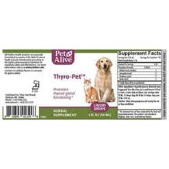 PetAlive Thyro-Pet - All Natural Herbal Supplement Promotes Normal Thyroid Gland Functioning In Dogs And Cats 10 PetAlive Thyro-Pet - All Natural Herbal Supplement Promotes Normal Thyroid Gland Functioning In Dogs And Cats -Zoo Shop 41BWrlNLz8S