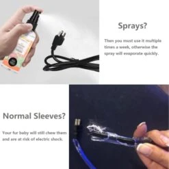 Z&X Pet Chew Proof Cord Protector 10 FT, Silicone Rubber Cable Protector, Fresh Scent Makes Your Pet Lose Interest In Chewing Power Cords, No Chew, Keeping Your Fur Baby Safe From Electric Shock 8 Z&X Pet Chew Proof Cord Protector 10 FT, Silicone Rubber Cable Protector, Fresh Scent Makes Your Pet Lose Interest In Chewing Power Cords, No Chew, Keeping Your Fur Baby Safe From Electric Shock -Zoo Shop 41BY4CmlZ9L