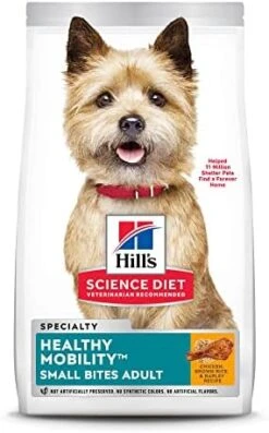 Hill's Science Diet Dry Dog Food, Adult, Healthy Mobility Small Bites, Chicken Meal, Brown Rice & Barley Recipe, 4 Lb. Bag 17 Hill's Science Diet Dry Dog Food, Adult, Healthy Mobility Small Bites, Chicken Meal, Brown Rice & Barley Recipe, 4 Lb. Bag -Zoo Shop 41BtREVnMRL. AC 2