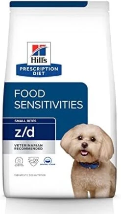Hill's Prescription Diet Z/d Skin/Food Sensitivities Dry Dog Food, Veterinary Diet, 25 Lb. Bag -Zoo Shop 41C6KZMGoIL. AC