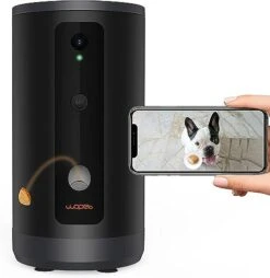 WOPET Dog Camera: [New 2023] Rotating 300°View Wide-Angle Pet Camera With Treat Tossing,1080P HD With Night Vision,5G WiFi Pet Camera With 2-Way Audio For Treat Tossing And Monitoring Your Pet