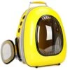 AYENCI Pet Backpack, Window Breathable Travel Bag Astronaut Space Capsule Pet Carrier Backpack For Cat Dog (Color : Yellow, Size : M)